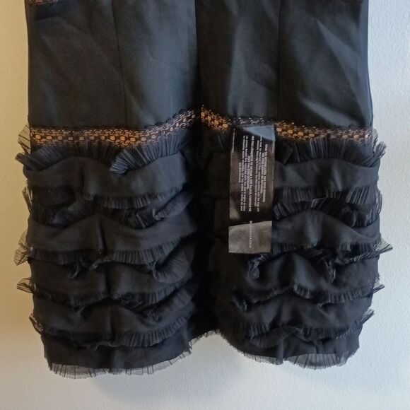 BCBG MaxAzria " Maile" Ruffle Mini Dress - Picture 9 of 11